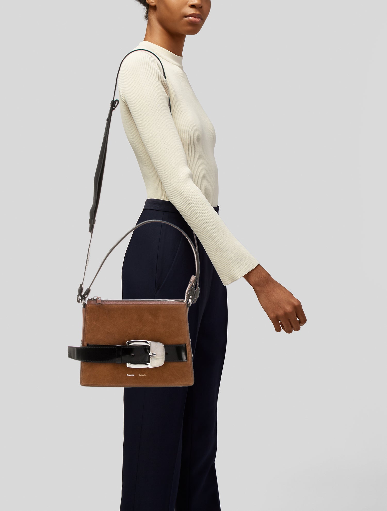 Proenza Schouler Suede Shoulder Bag