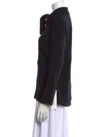 Proenza Schouler Long Sleeve Button-Up Top