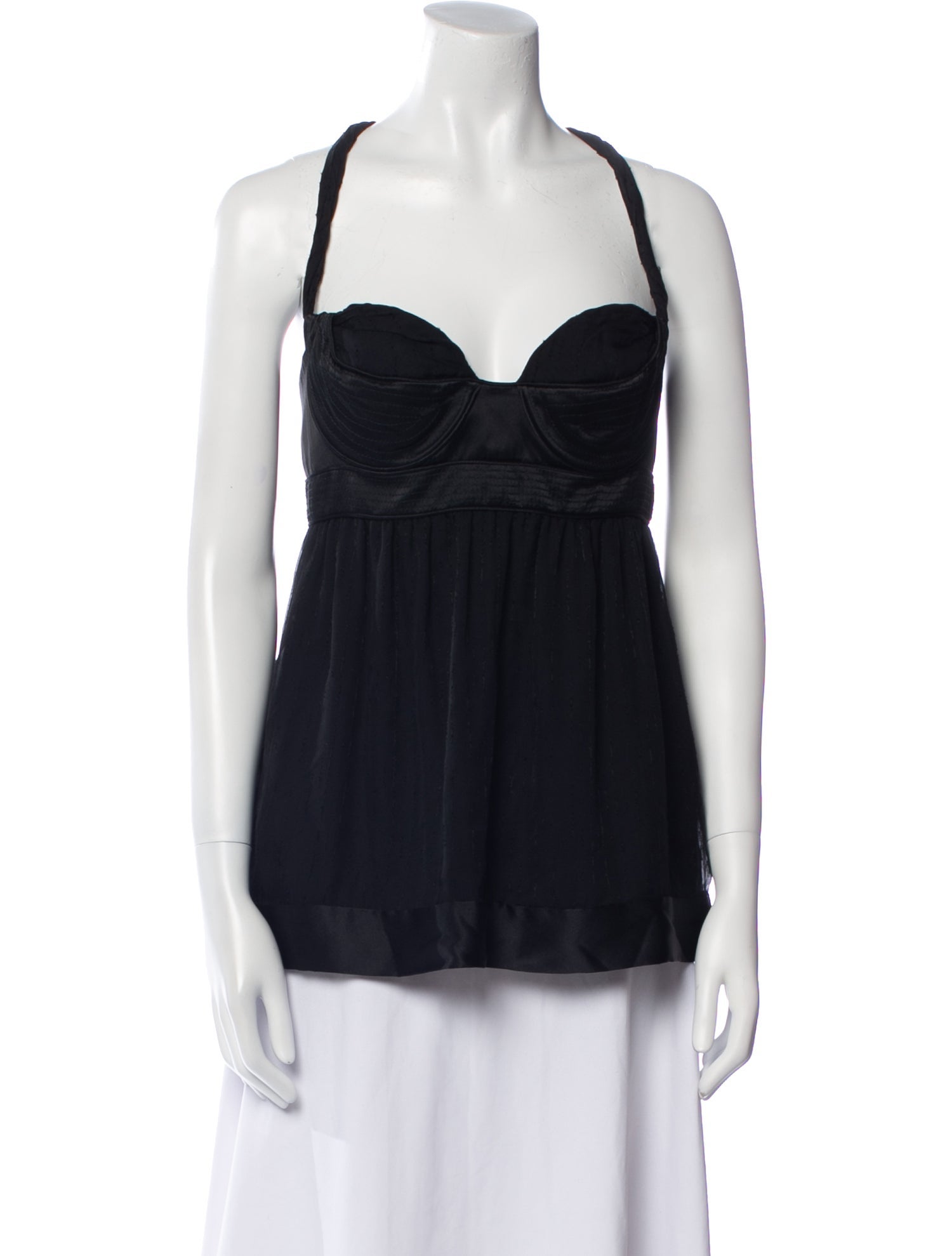 Proenza Schouler Silk Halterneck Top