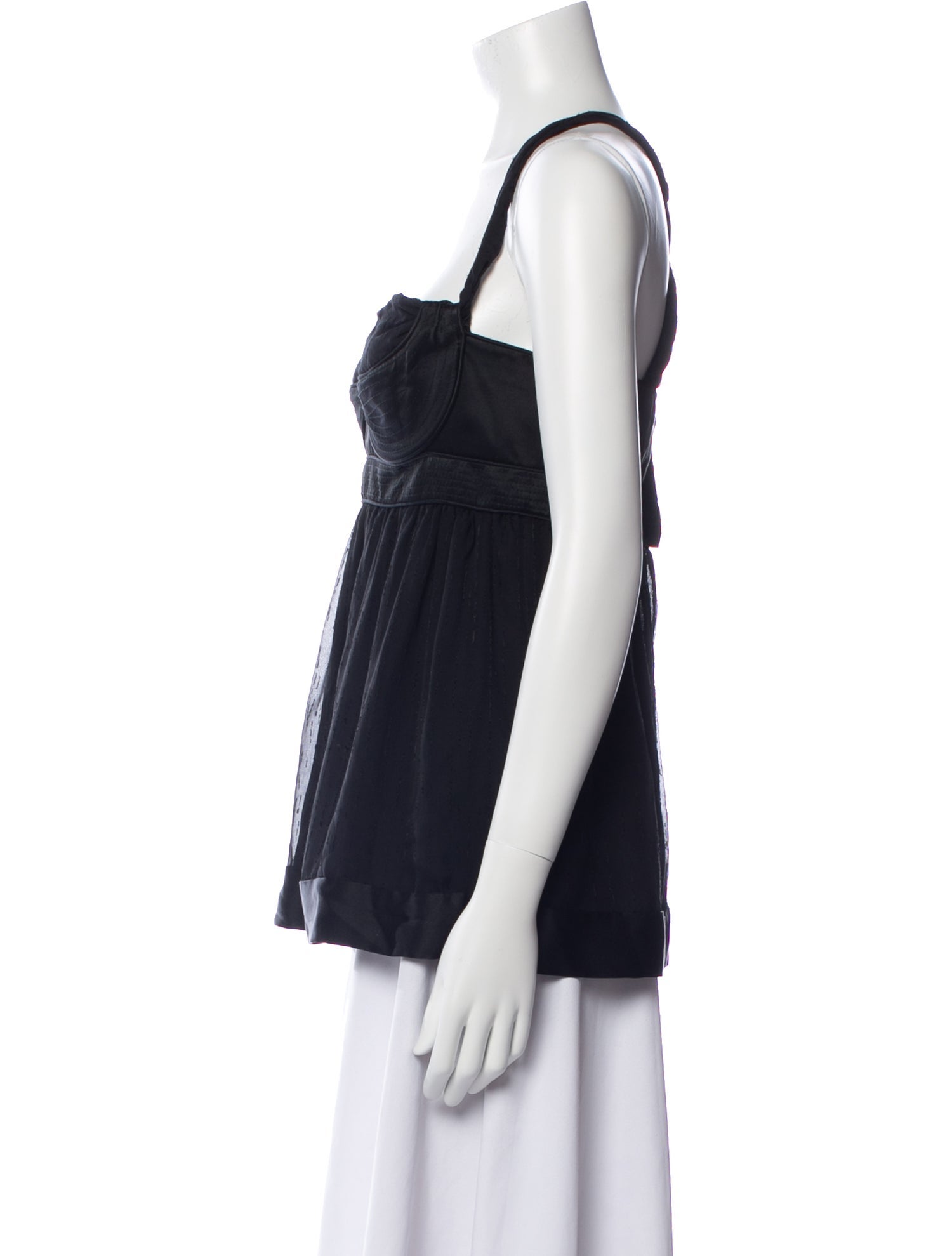 Proenza Schouler Silk Halterneck Top