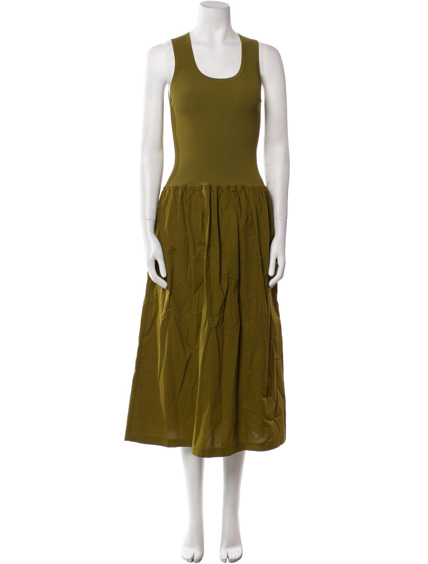 Jacquemus Polka Dot Print Midi Length Dress - Black Dresses