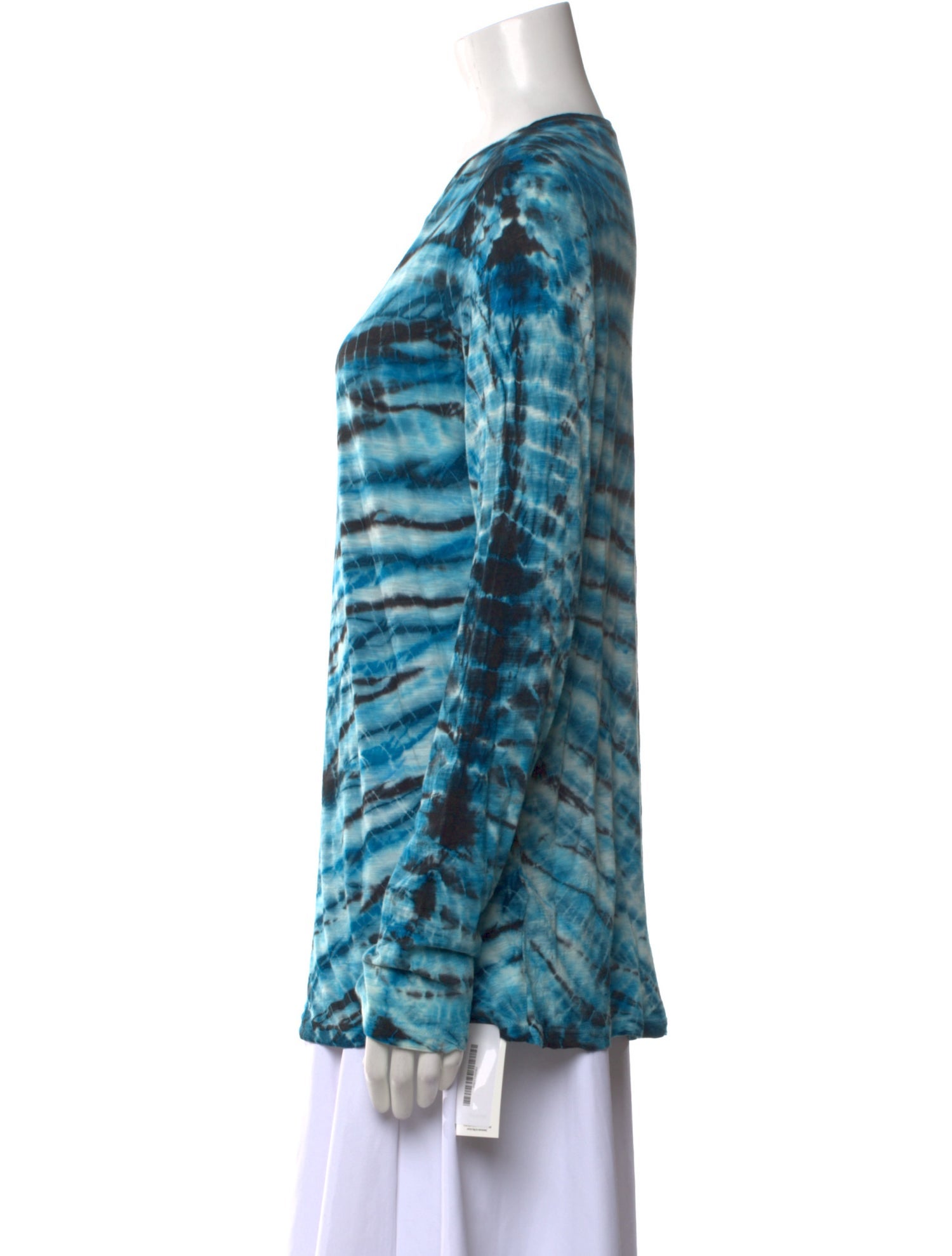 Proenza Schouler Tie-Dye Print Scoop Neck T-Shirt