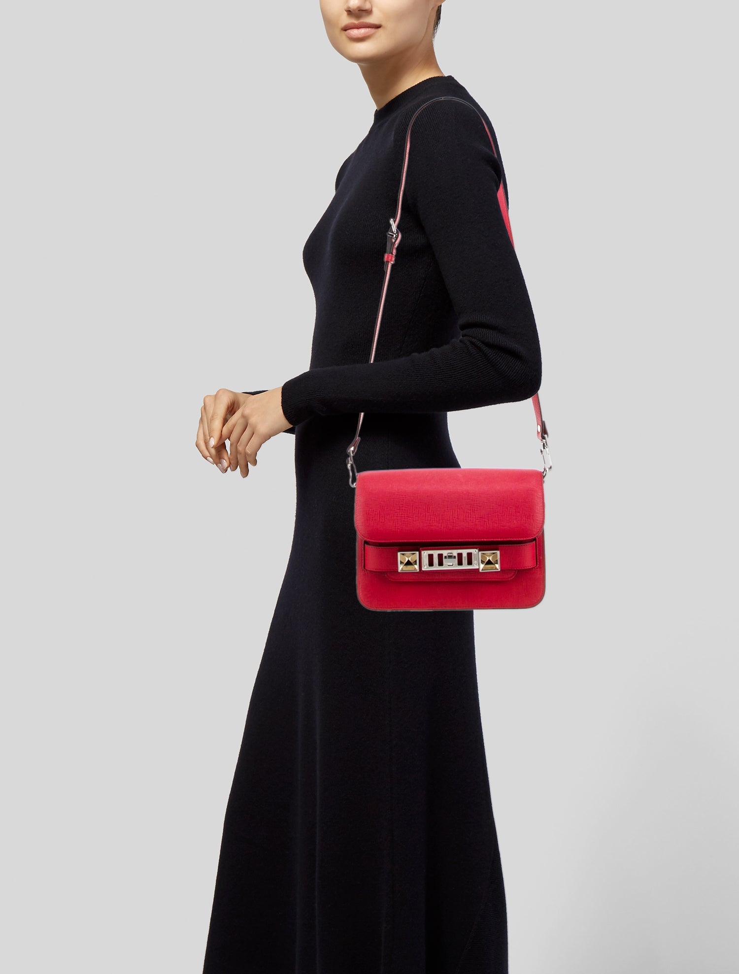 Proenza Schouler Saffiano Leather Crossbody Bag