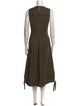 Proenza Schouler Crew Neck Midi Length Dress