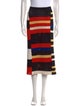Proenza Schouler Striped Midi Length Skirt