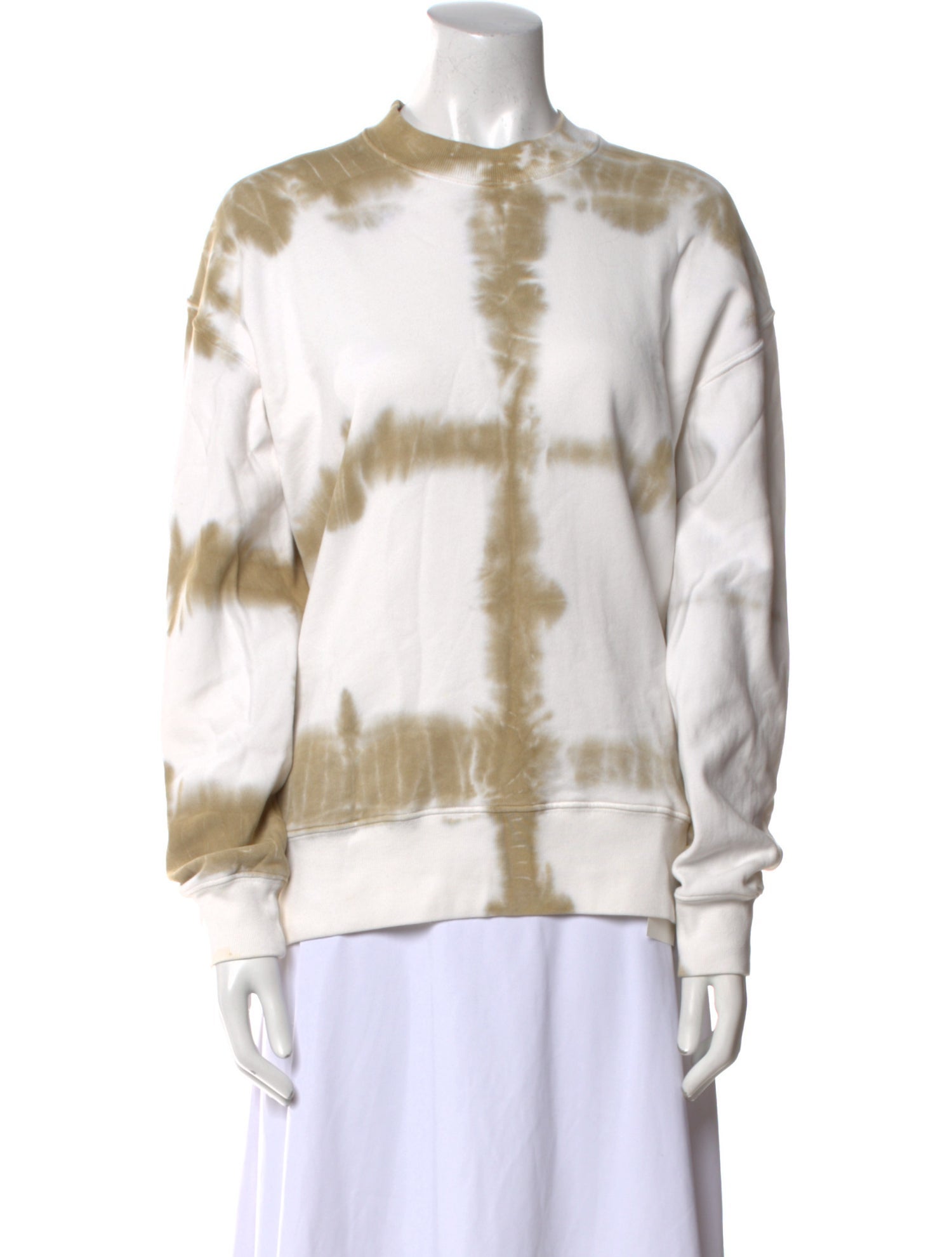 Proenza Schouler Tie-Dye Print Crew Neck Sweatshirt