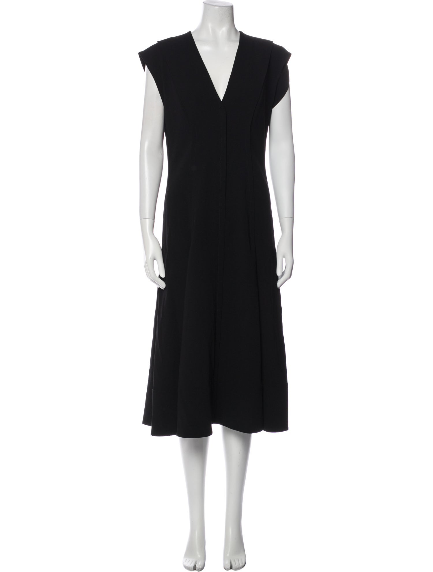 Proenza Schouler V-Neck Long Dress