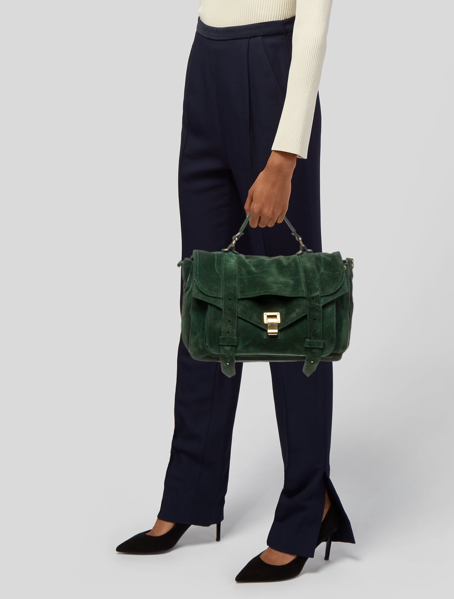 Proenza Schouler Suede Top Handle Bag