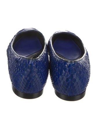 Proenza Schouler Snakeskin Animal Print Ballet Flats