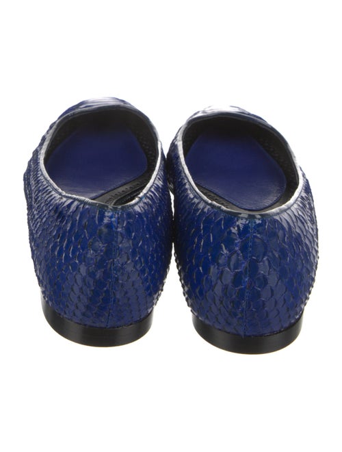 Proenza Schouler Snakeskin Animal Print Ballet Flats