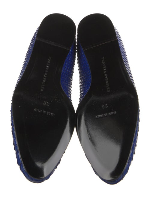 Proenza Schouler Snakeskin Animal Print Ballet Flats