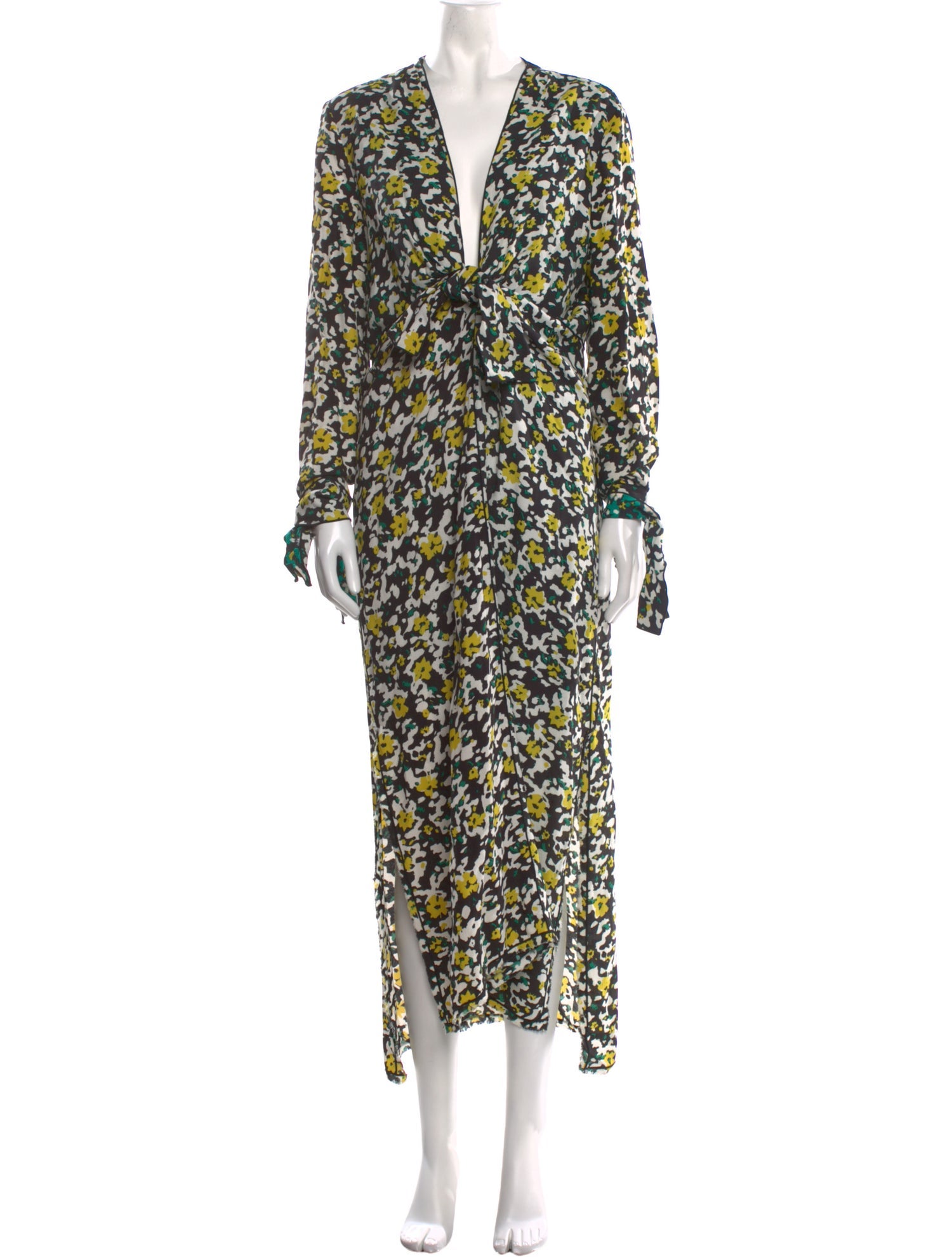 Proenza Schouler Animal Print Long Dress