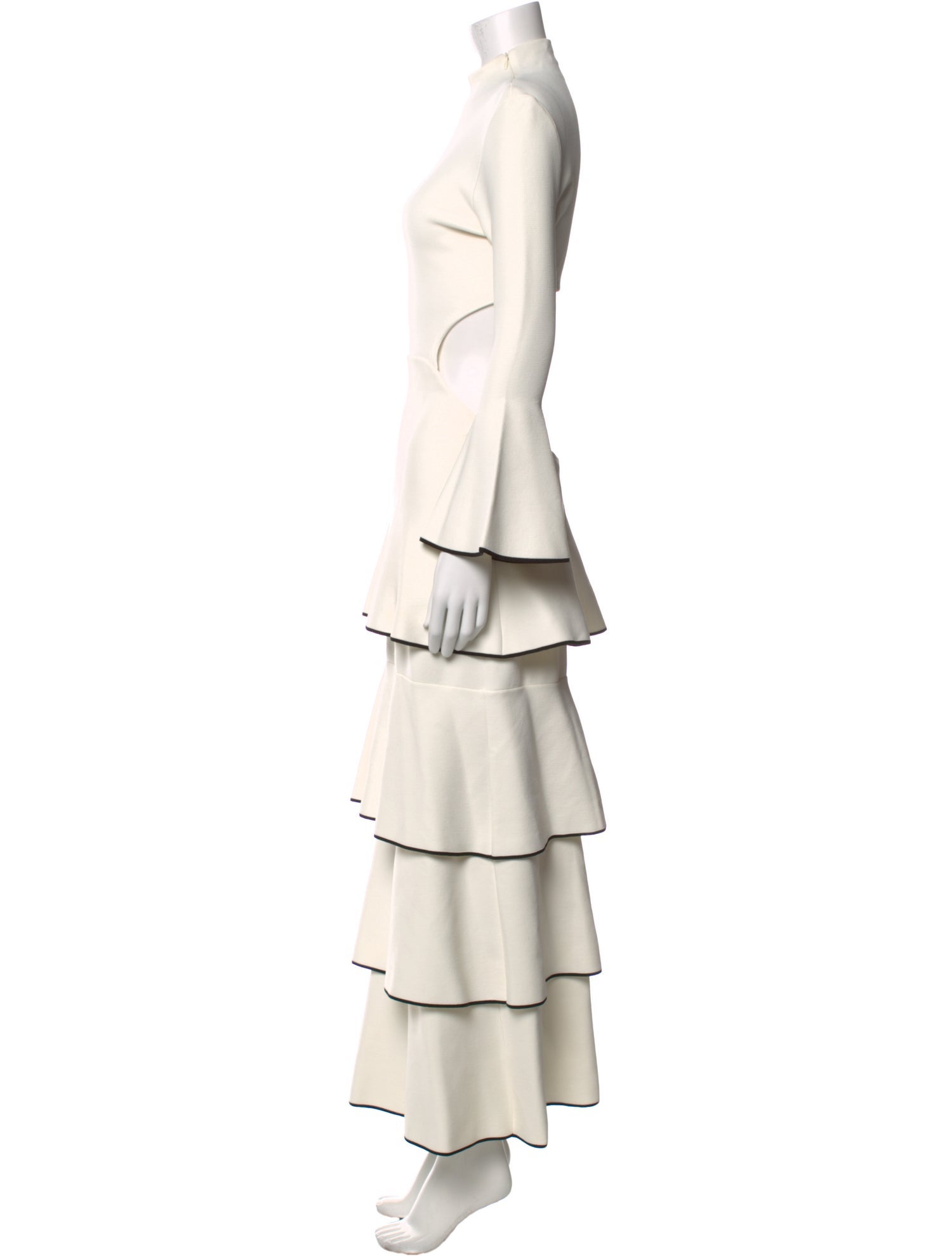 Proenza Schouler Mock Neck Long Dress