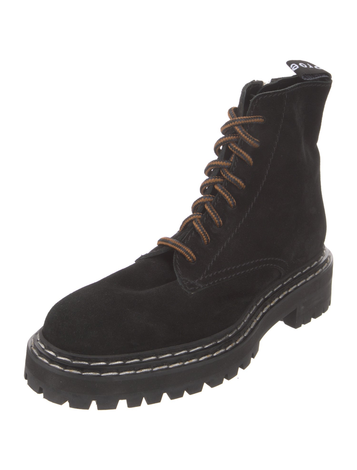 Proenza Schouler Suede Combat Boots