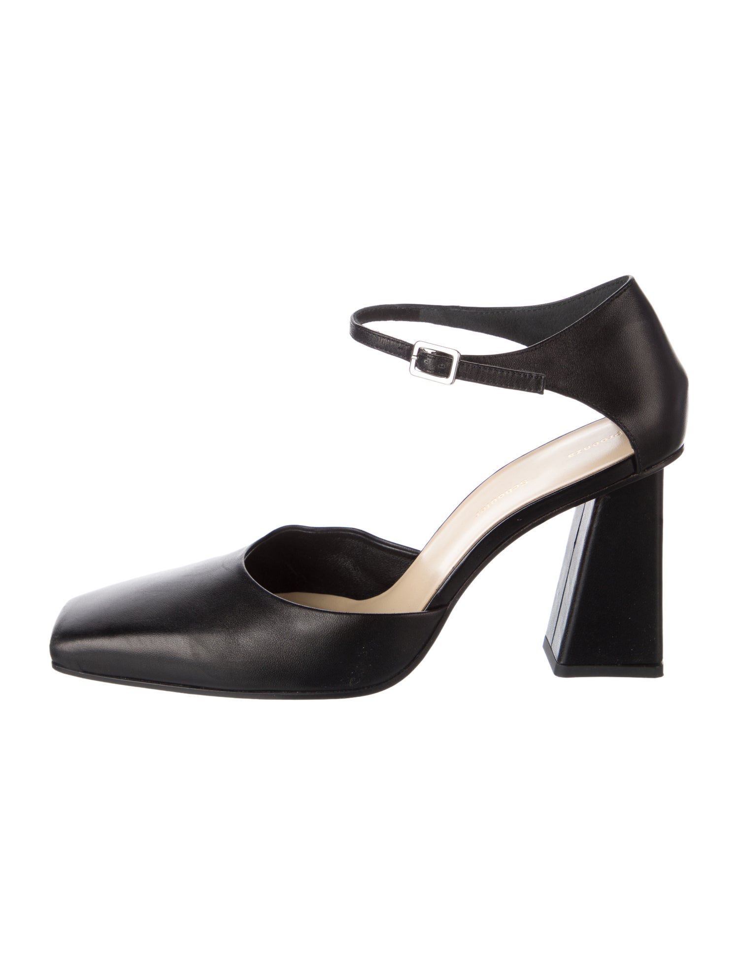 Proenza Schouler Leather D'Orsay Pumps