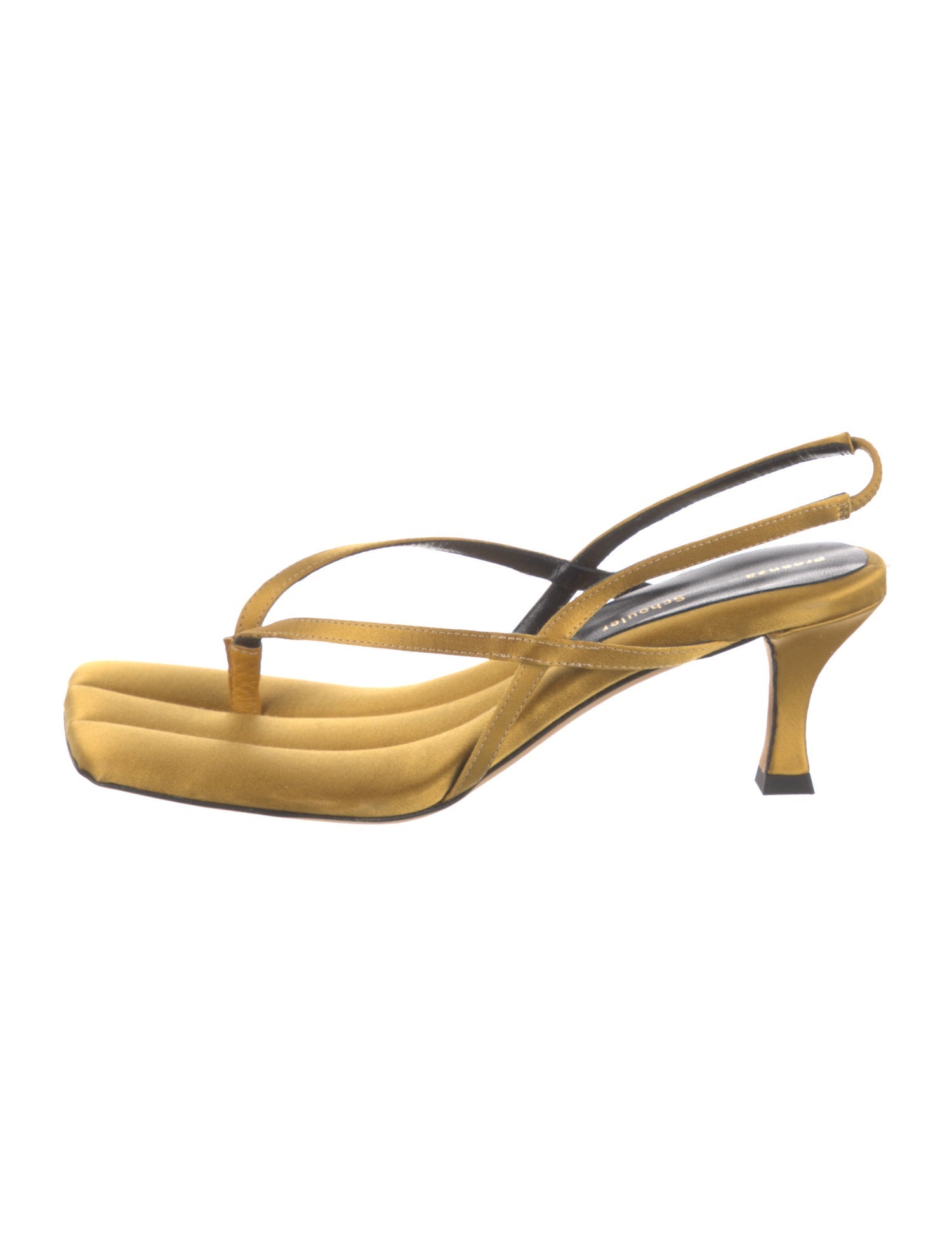 Proenza Schouler Satin Slingback Sandals