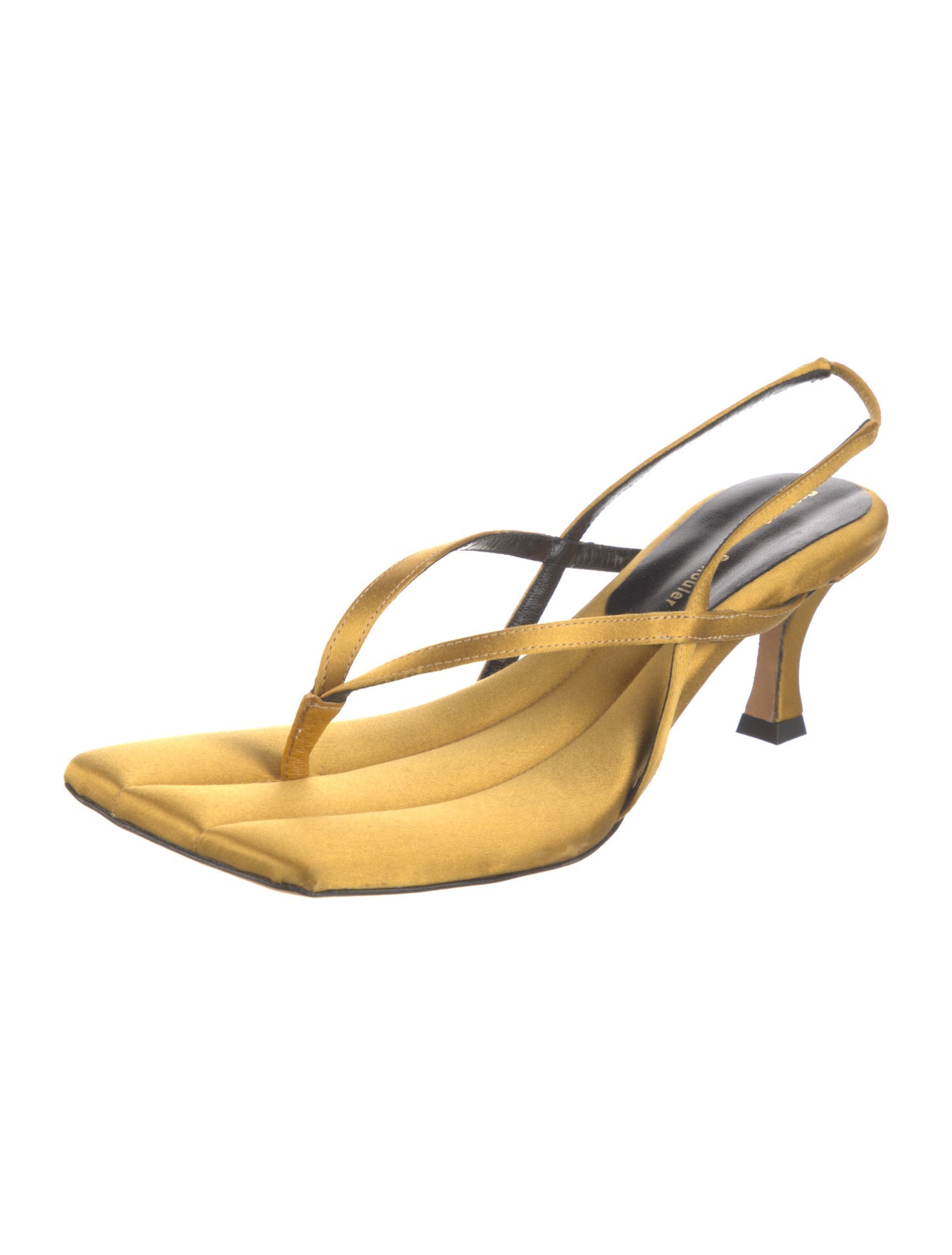 Proenza Schouler Satin Slingback Sandals