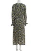 Proenza Schouler Floral Print Long Dress