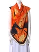 Proenza Schouler Printed Cowl Neck Blouse