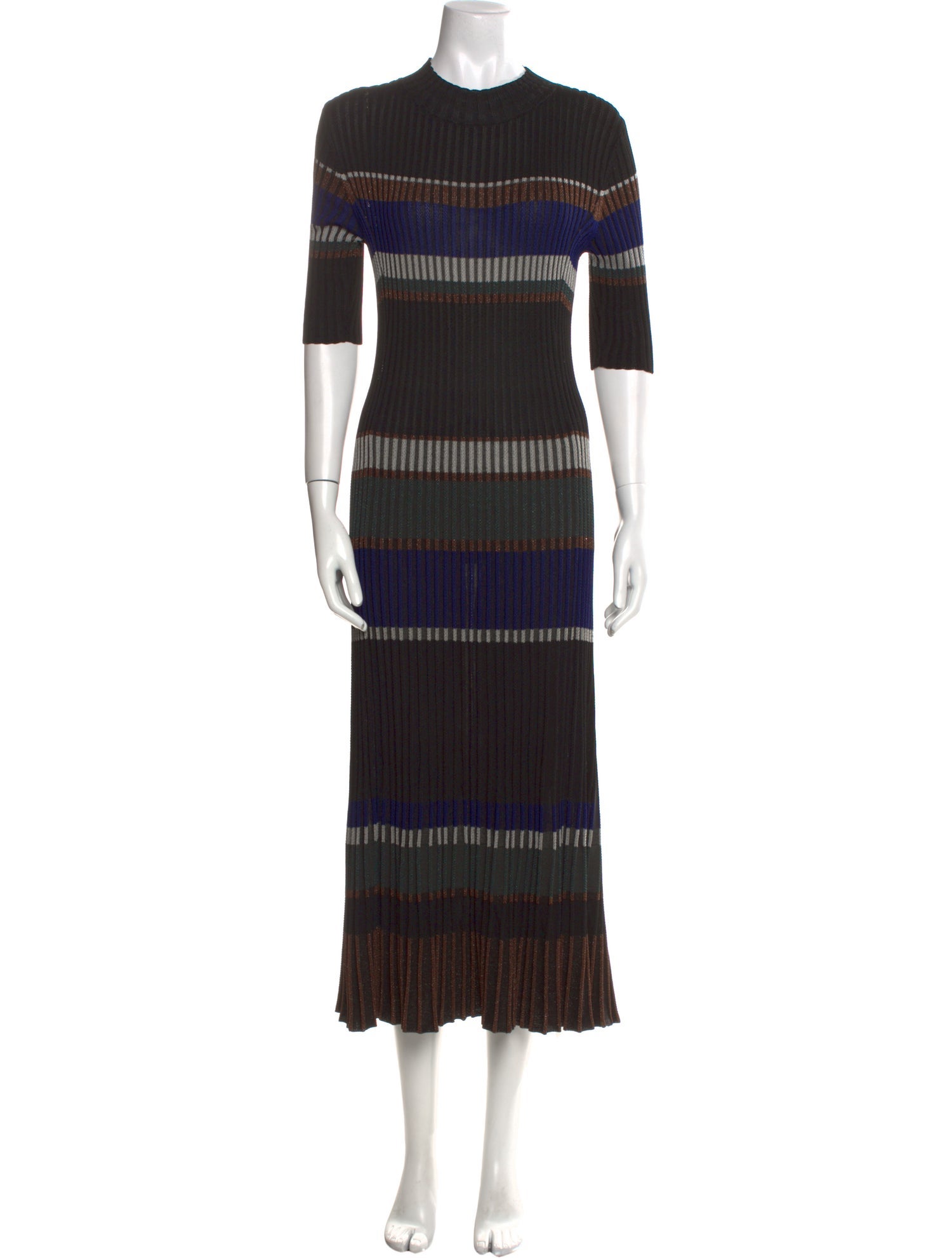 Proenza Schouler Striped Long Dress