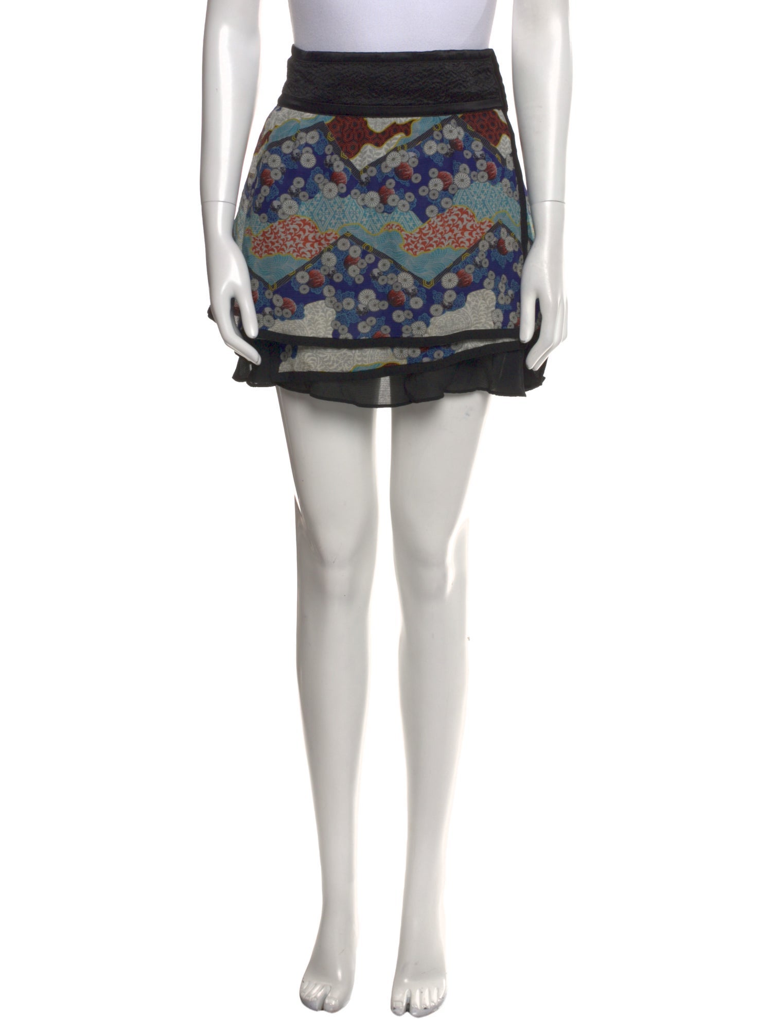 Proenza Schouler Silk Mini Skirt