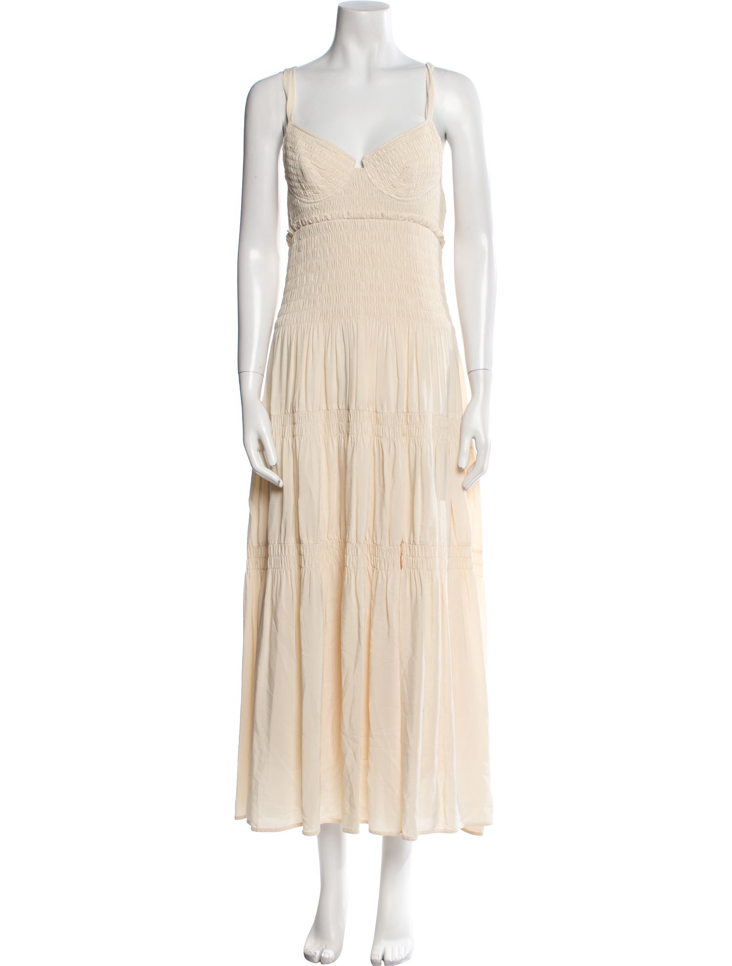 Proenza Schouler V-Neck Long Dress