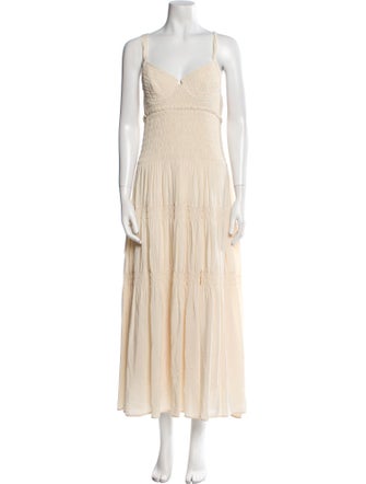 Proenza Schouler V-Neck Long Dress