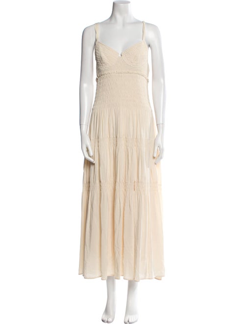 Proenza Schouler V-Neck Long Dress