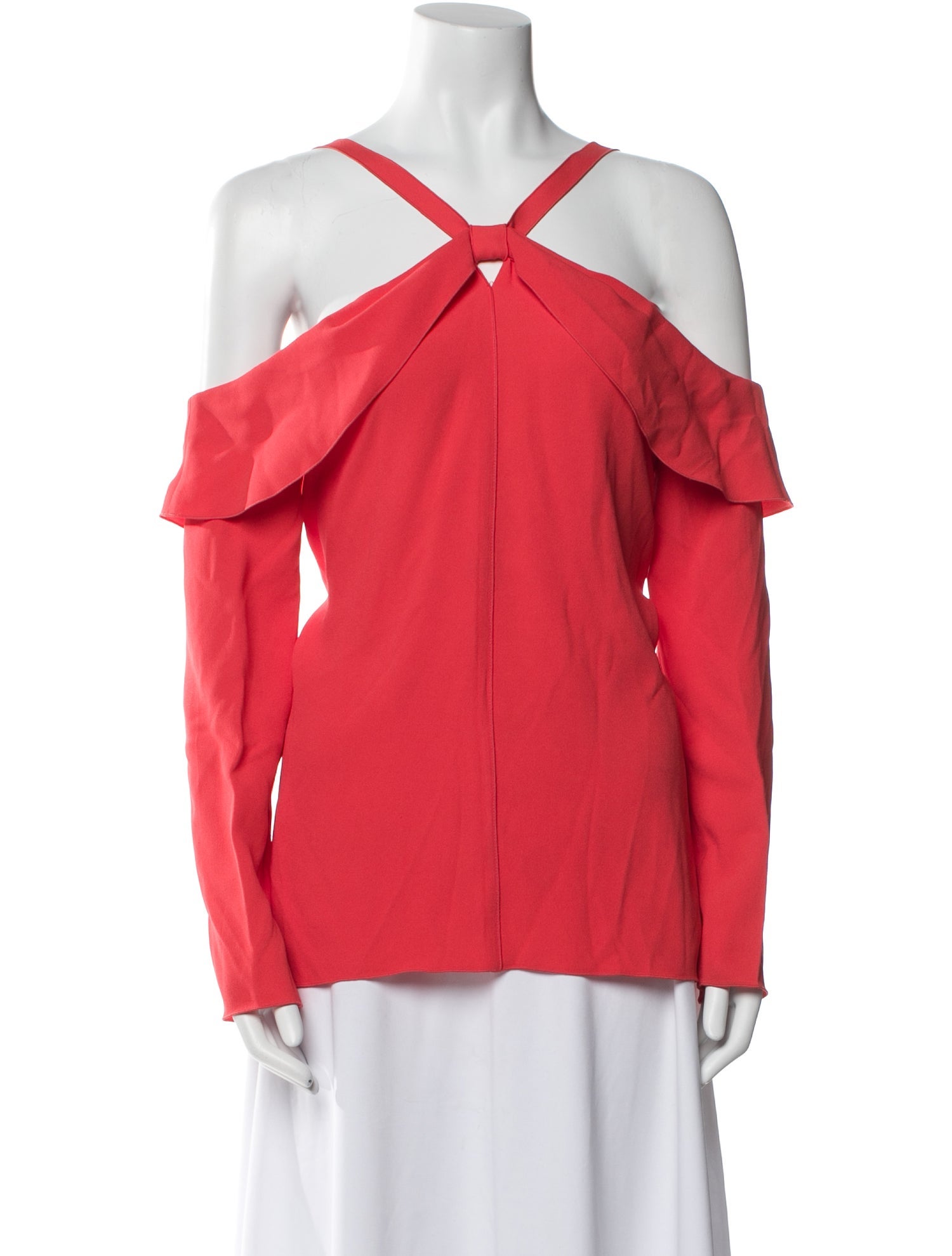 Proenza Schouler Off-The-Shoulder Long Sleeve Blouse