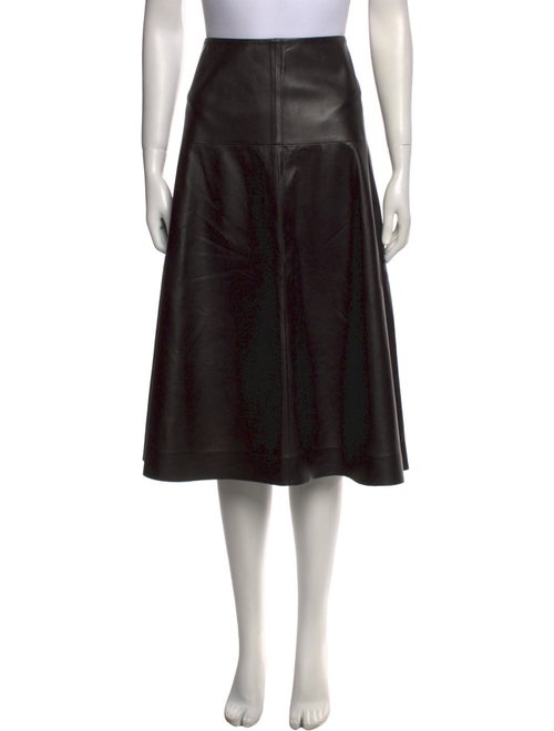 Proenza Schouler Lambskin Midi Length Skirt