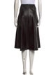 Proenza Schouler Lambskin Midi Length Skirt