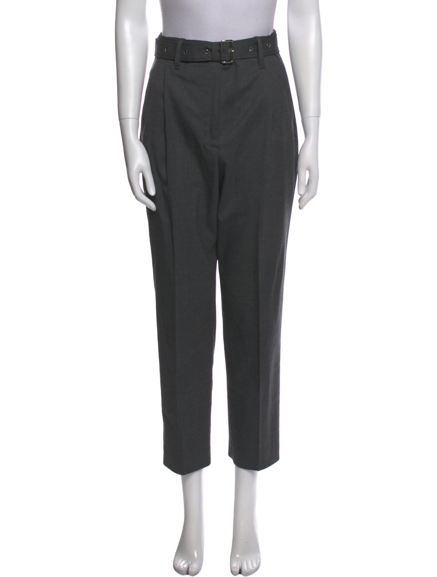 Proenza Schouler Wool Straight Leg Pants