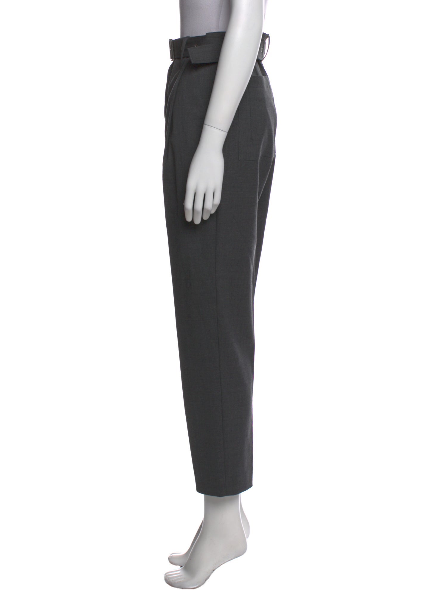 Proenza Schouler Wool Straight Leg Pants