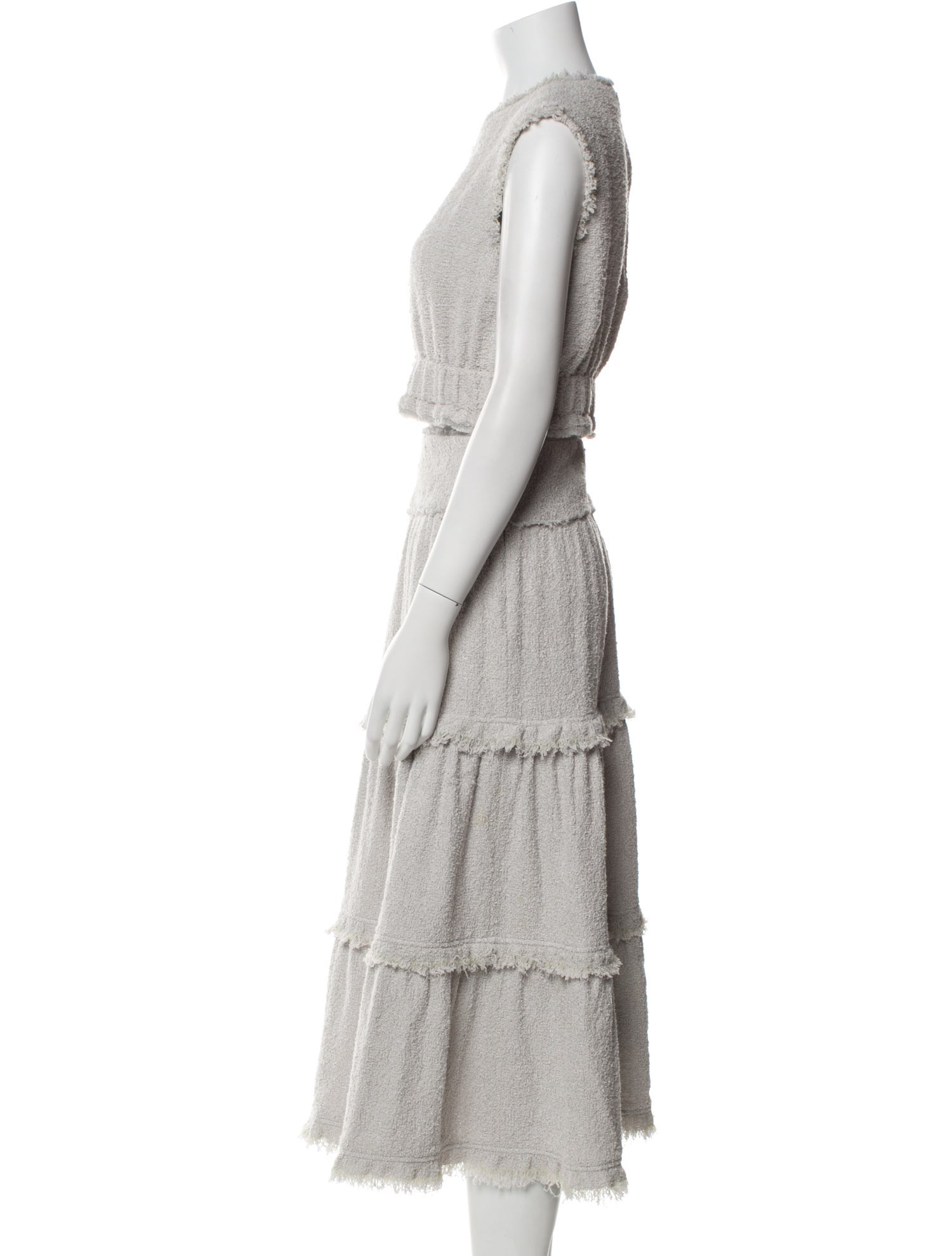 Proenza Schouler Raw-Edge Trim Skirt Set