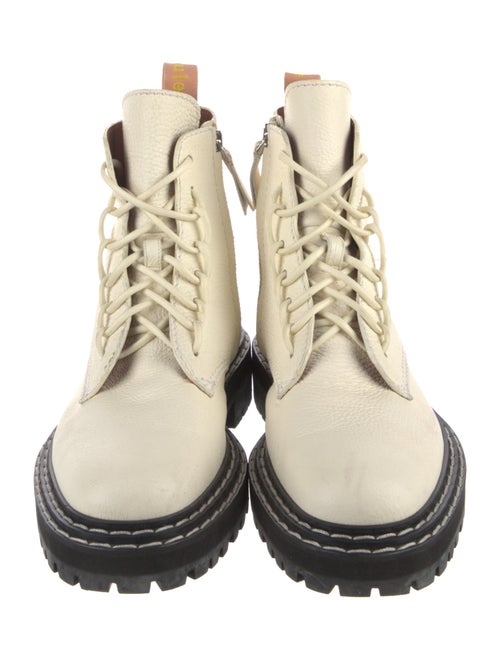 Proenza Schouler Leather Combat Boots