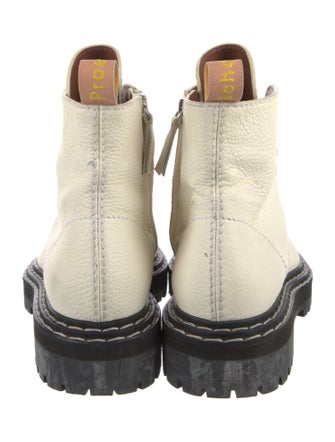 Proenza Schouler Leather Combat Boots