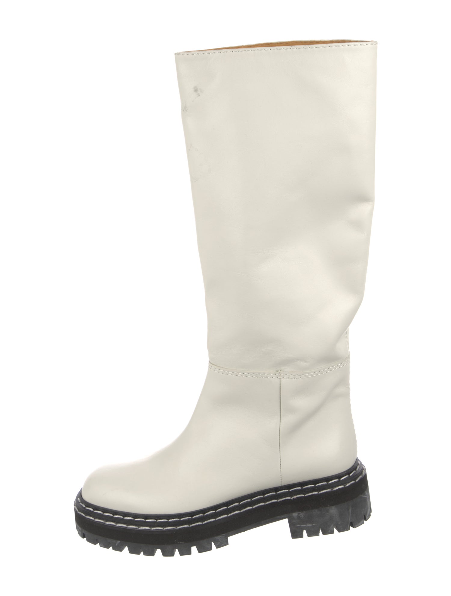 Proenza Schouler Leather Rain Boots