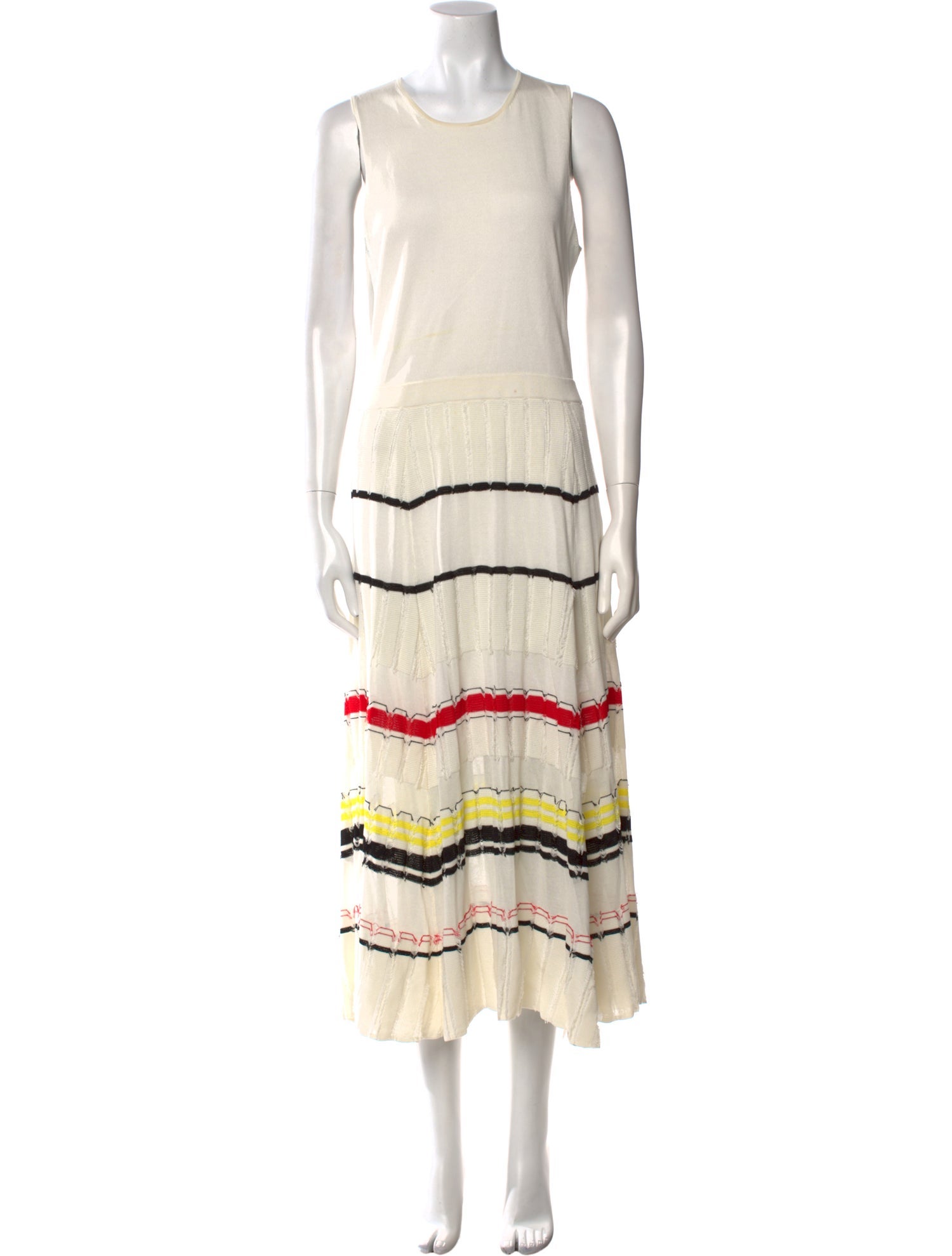 Proenza Schouler Striped Long Dress
