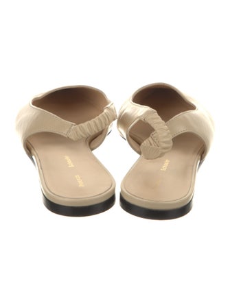 Proenza Schouler Leather Slingback Flats