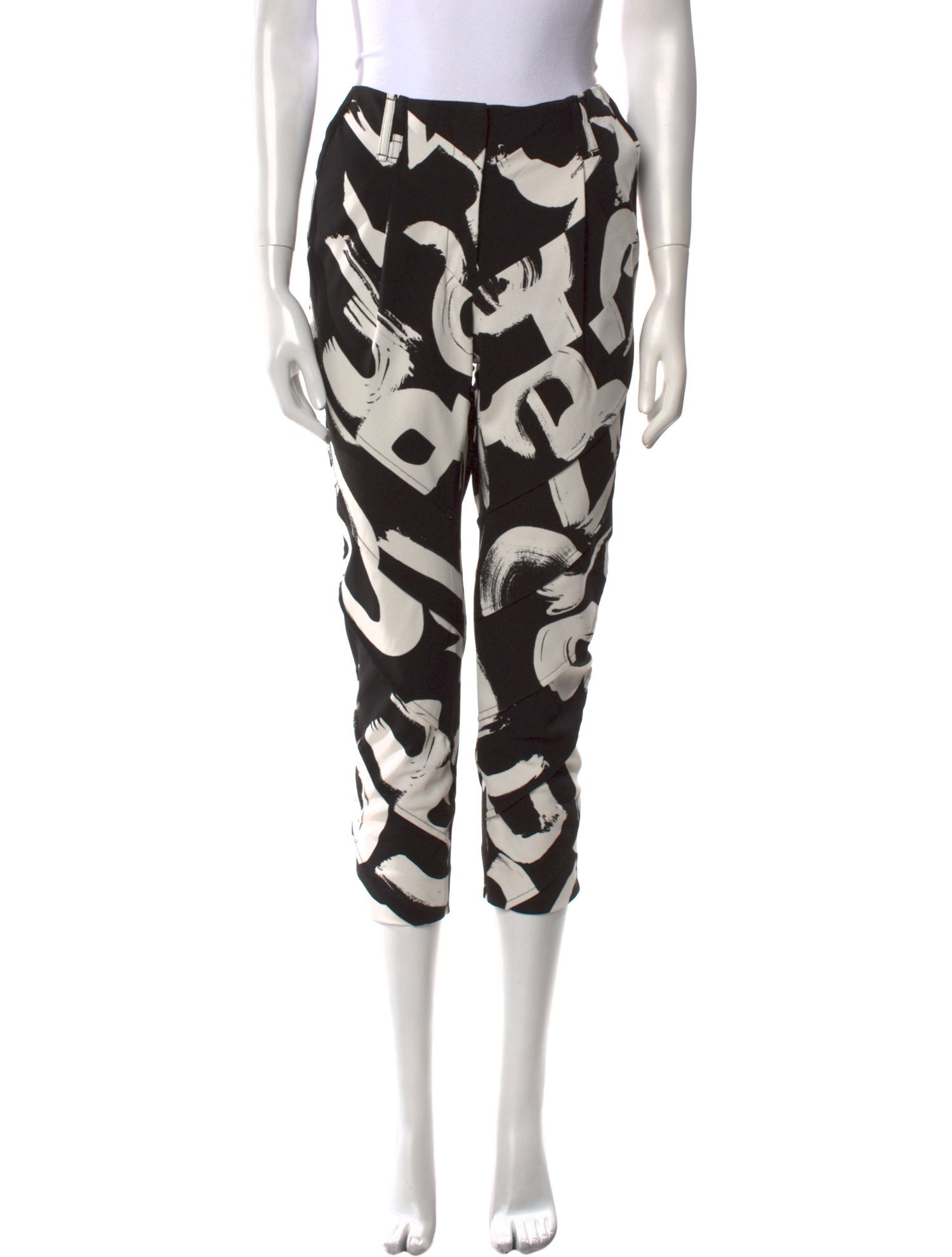 Proenza Schouler Printed Straight Leg Pants