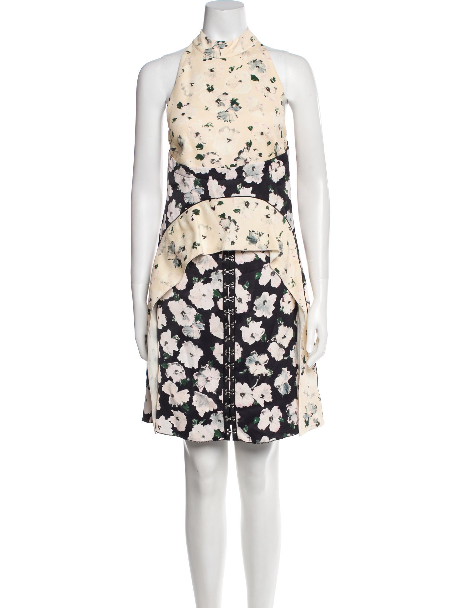 Proenza Schouler Floral Print Knee-Length Dress
