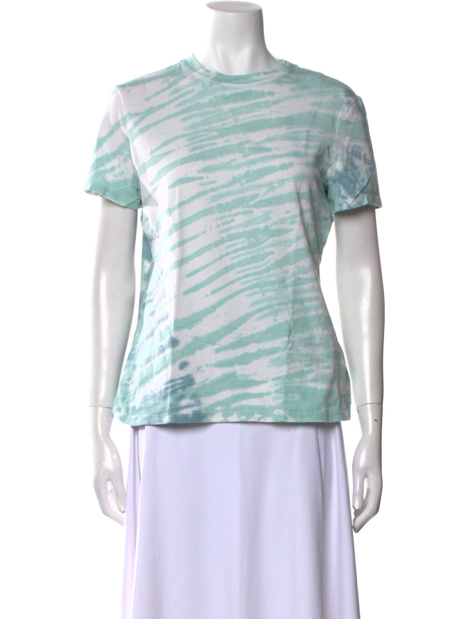Proenza Schouler Tie-Dye Print Crew Neck T-Shirt