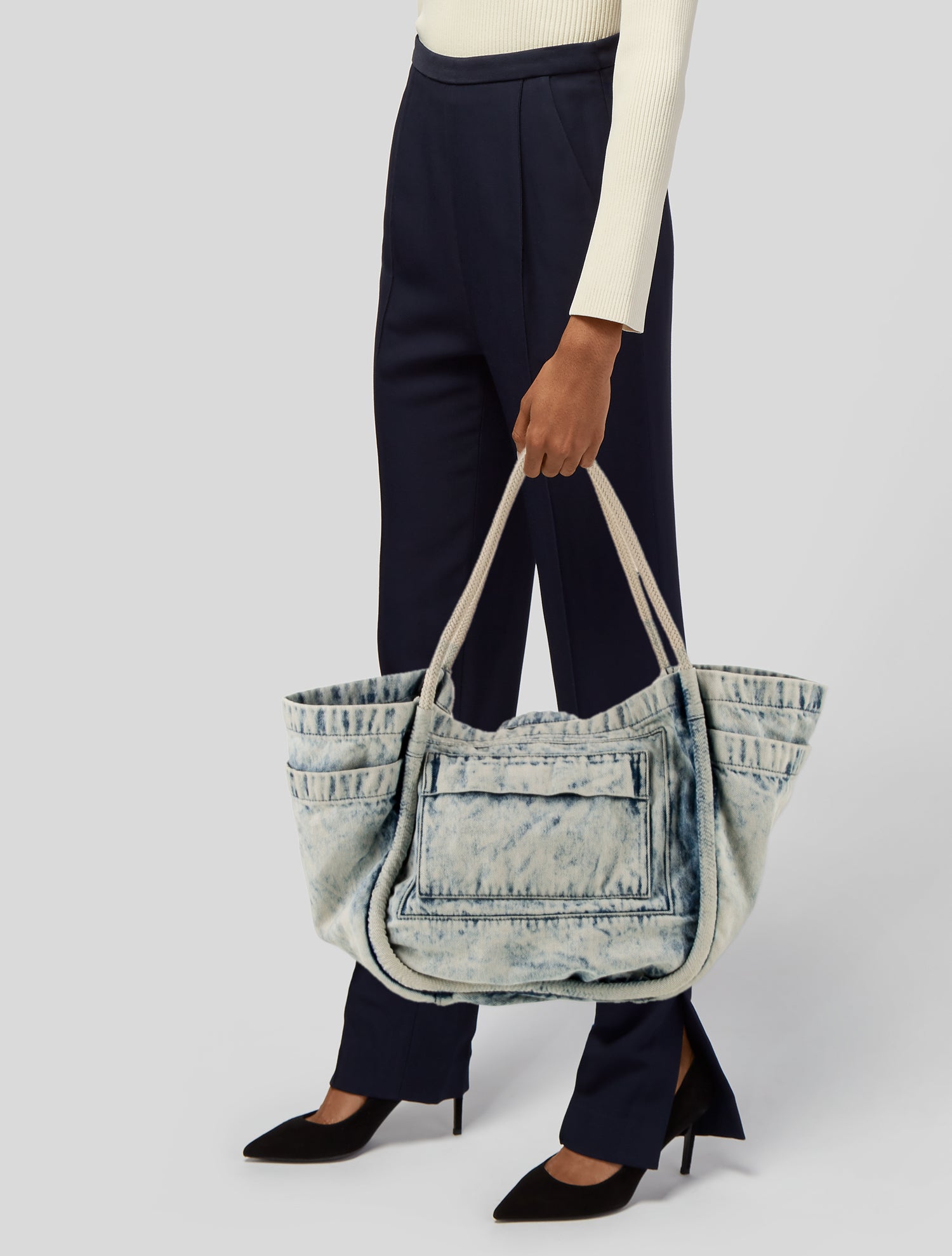 Proenza Schouler Denim Shoulder Bag