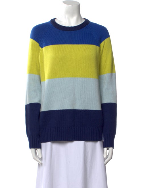 Proenza Schouler Striped Scoop Neck Sweater
