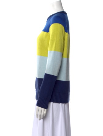 Proenza Schouler Striped Scoop Neck Sweater