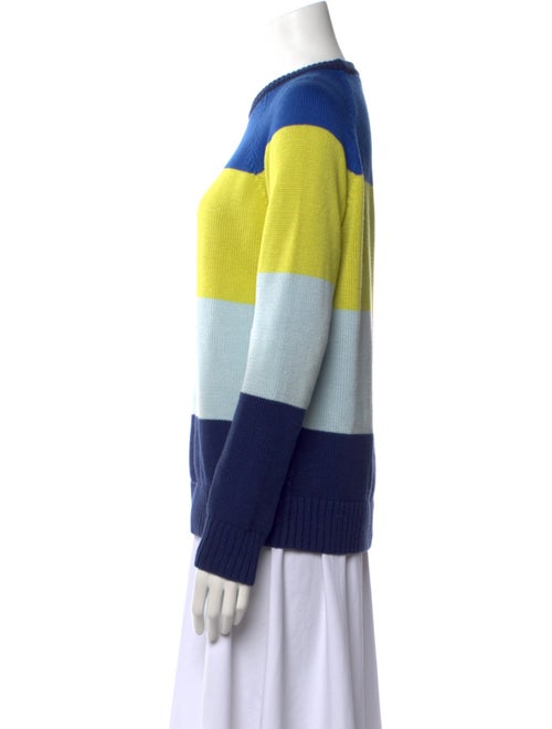 Proenza Schouler Striped Scoop Neck Sweater