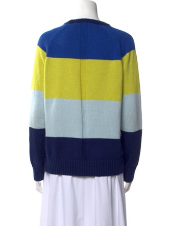Proenza Schouler Striped Scoop Neck Sweater