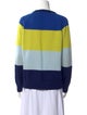 Proenza Schouler Striped Scoop Neck Sweater