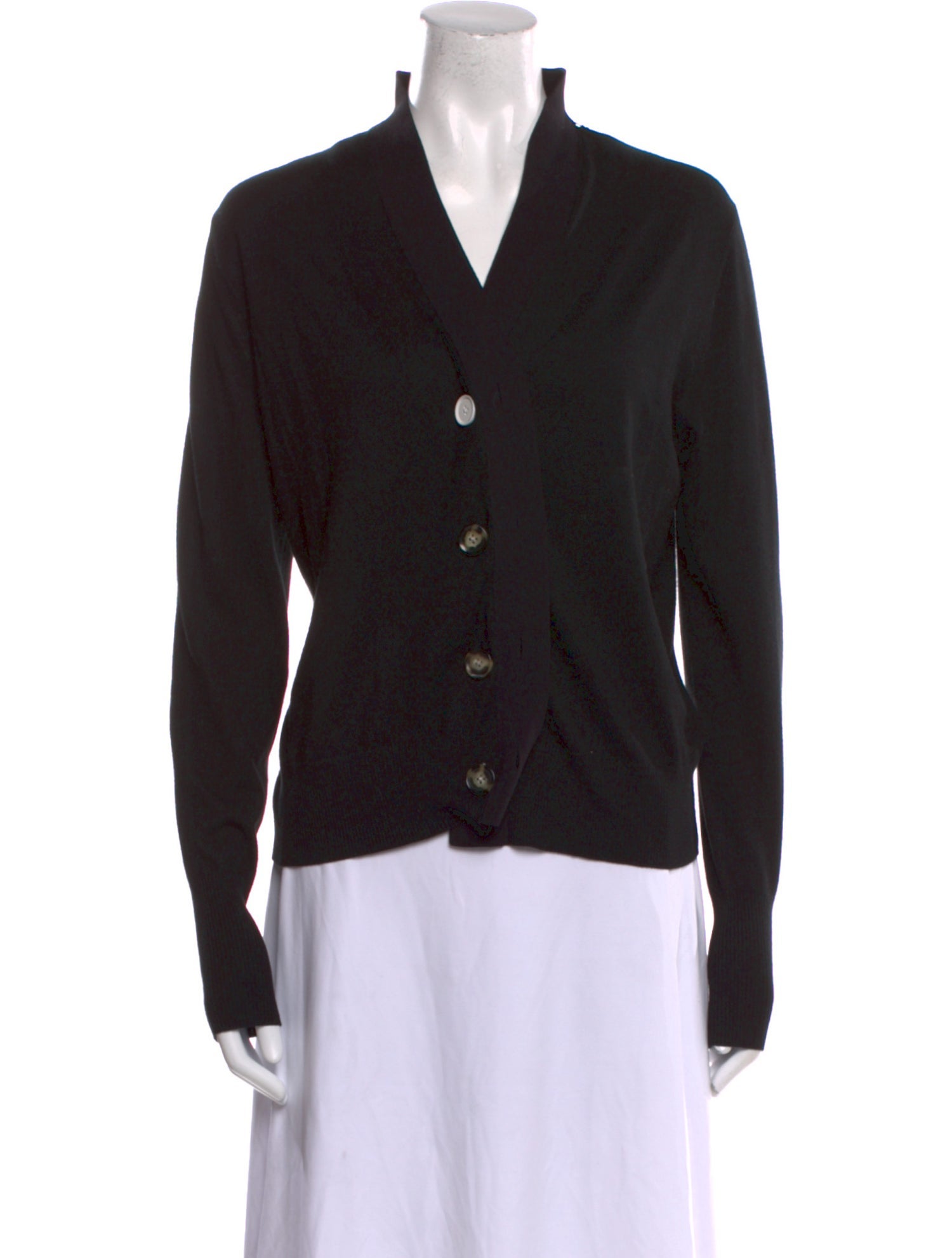 Proenza Schouler Silk V-Neck Sweater