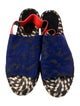 Proenza Schouler Suede Printed Slingback Sandals
